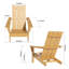Chaises Adirondack modernes en PEHD toutes saisons-1477908063