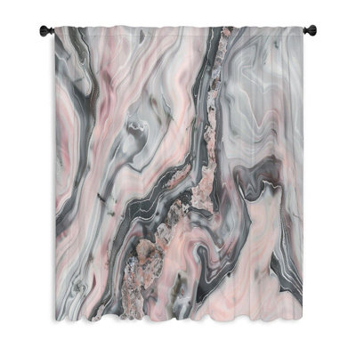Marquay Sheer Curtain Single Panel