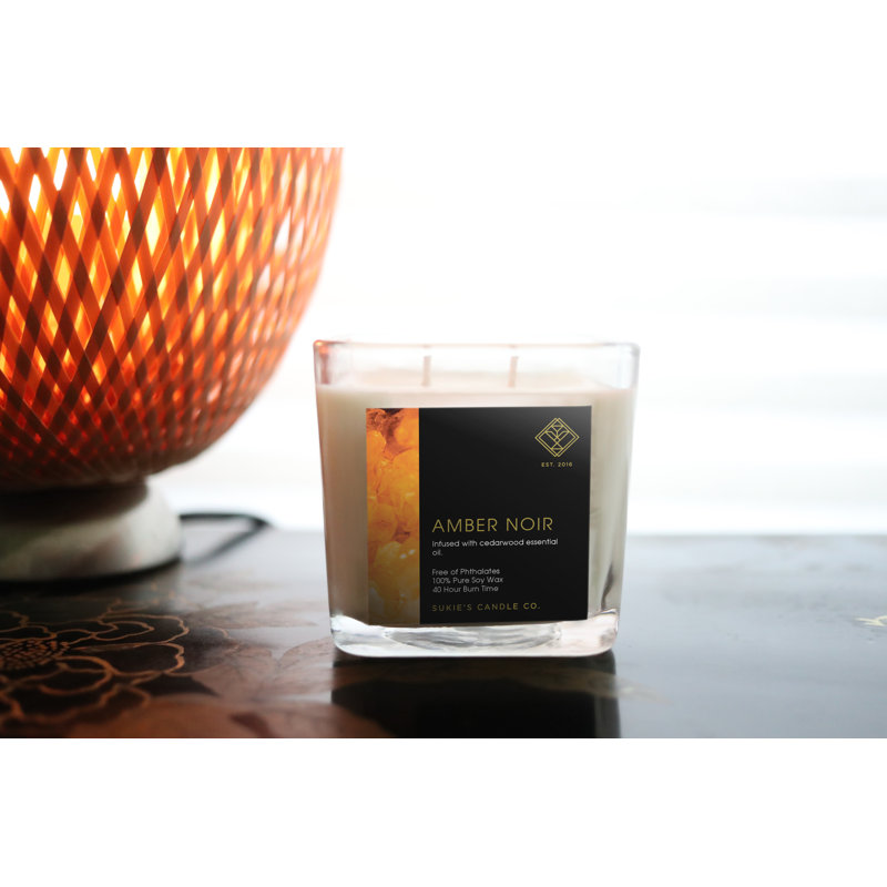 Bougie parfumée Amber Noir