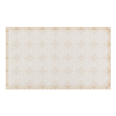 Beige Spheres Doormat - All-Weather