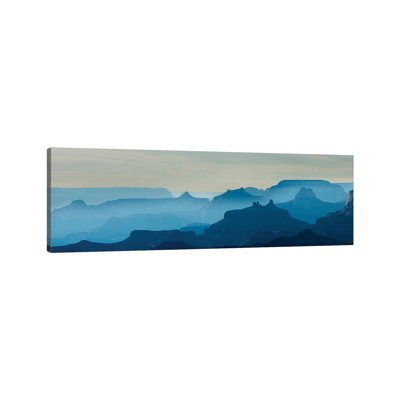 Grand Canyon National Park At Sunset, Arizona, USA - Wrapped Canvas Panoramic Painting