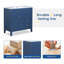 Base de meuble-lavabo bleu 36 po avec tiroirs, structure solide - lavabo non inclus