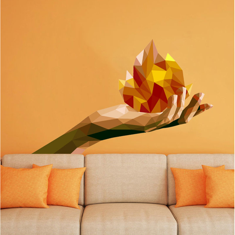 Abstract Wall Decal, 46" H x 59" W