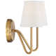 Roan 2 Light Steel Dimmable Armed Sconce