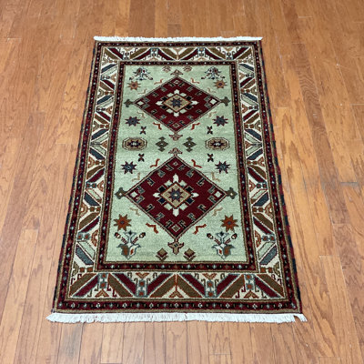  Tapis en laine fait à la main Kazak