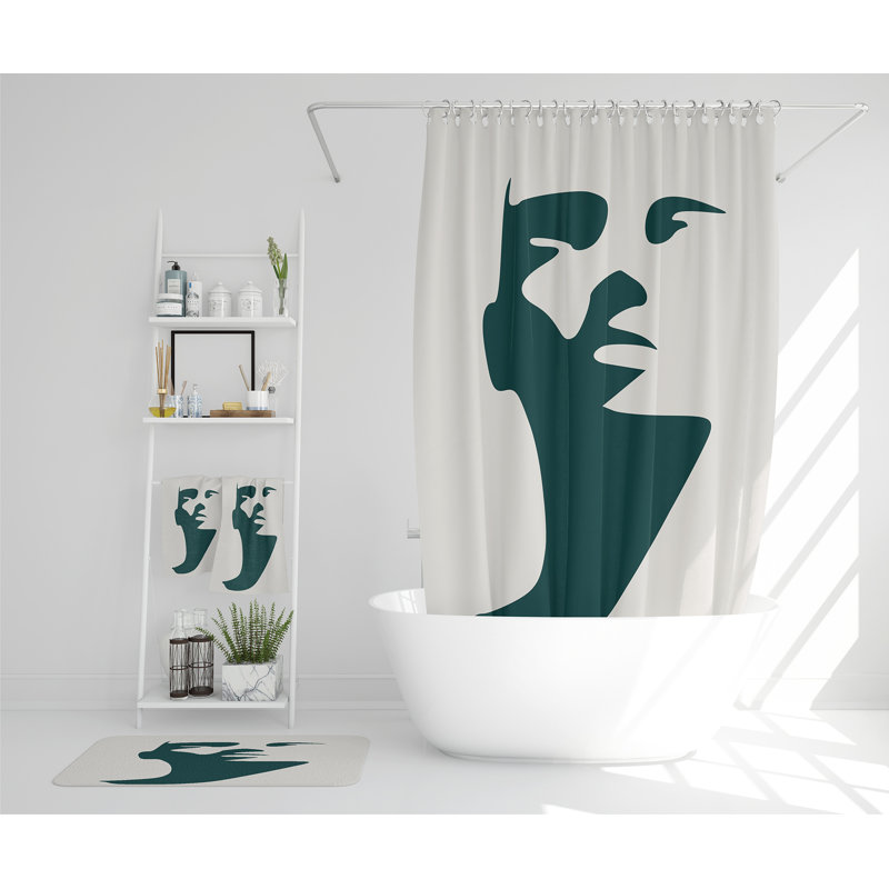 Natashua Polyester Shower Curtain Set