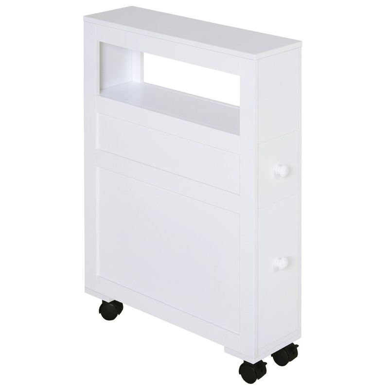 Armoire de rangement de salle de bain HOMcom, Blanc