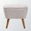 Repose-pieds capitonné standard 19,29 po Karlisha-861497212