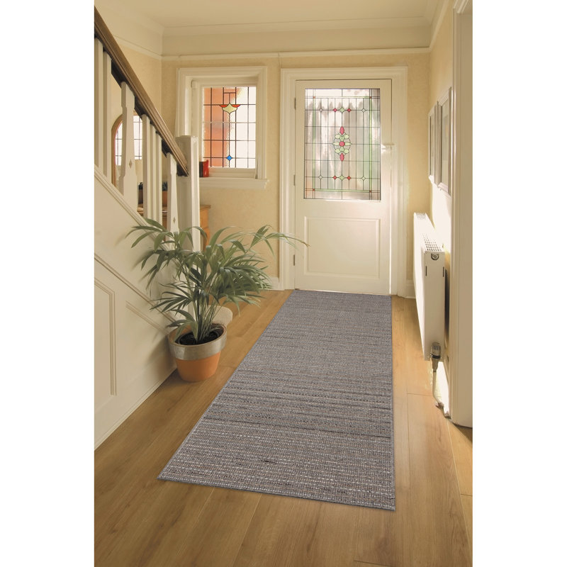 Tapis d'intérieur à rayures Gobi, Tapis de couloir 2 pi x 8 pi