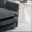 Canapé pour causeuse moderne en tissu pour salle de séjour, canapé rembourré 2 places à assise profonde de grande taille avec 4 coussins, chenille grise-12729241