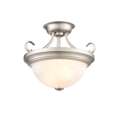 Plafonnier semi-encastré 2 lumières Snediker