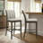 Colefax Rubberwood Barstool With Fabric Seat-752934016-752934020-757152085