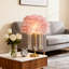 Lampe de table en cristal 17 po H-791667976
