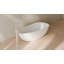 Baignoire autoportante en résine de trempage avec trop-plein et bonde Badeloft 72,8 po x 32,7 po BW-01-XL-G en blanc brillant-137927628