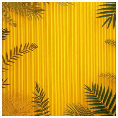 Yellow Vertical Stripes Comforter