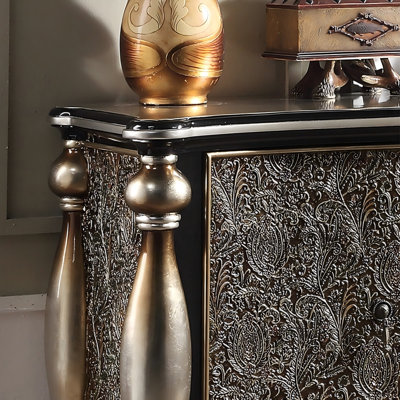 55.91"Modern Light Luxury Solid Birch Storage Side Cabinet