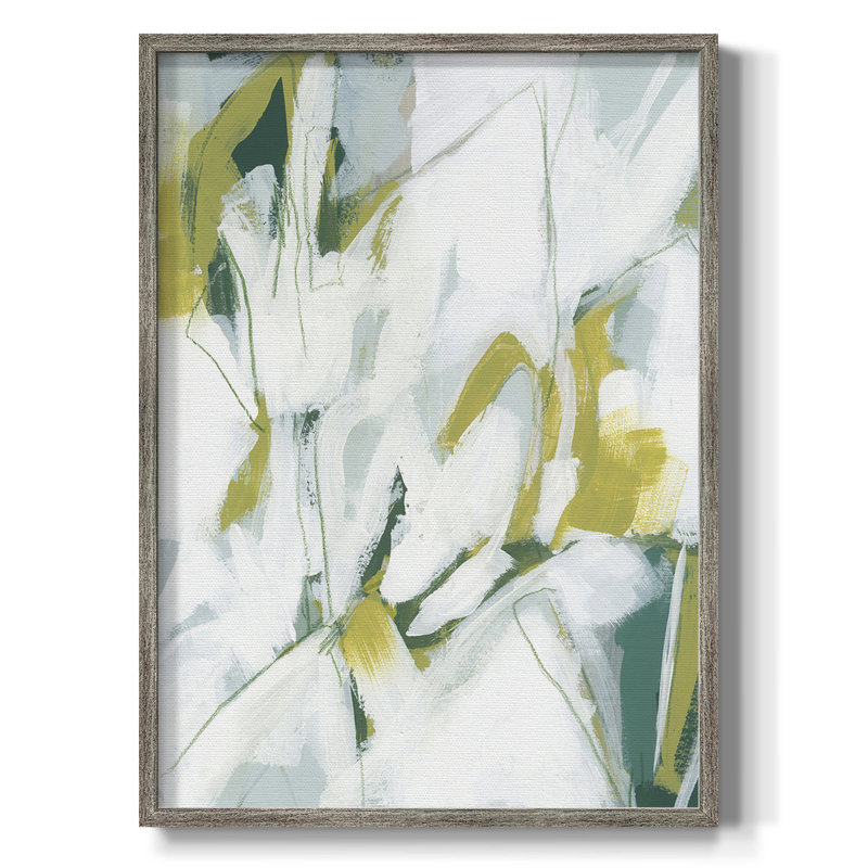 Reproduction encadrée Emerald Ice II - bois massif, H 11 po x l 9 po