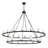 Rashana 30 Light Matte Black Chandelier