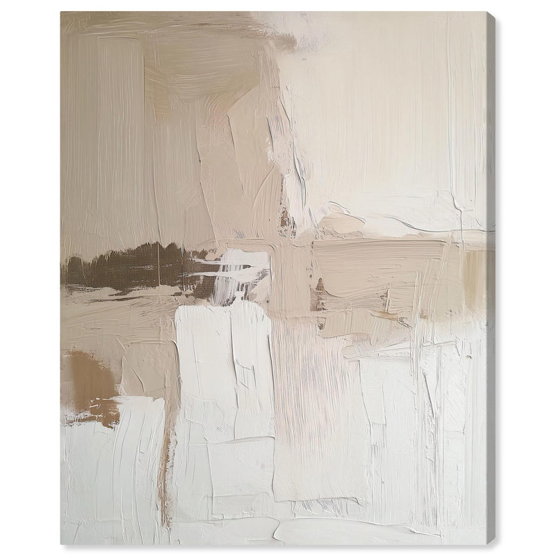 «Subtle Earth Tones I Neutral Boho» par Art Remedy, Toile tendue, H 20 po x l 16 po