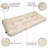 Bergholt Outdoor 5'' Bench Seat Cushion-86773868-86773866