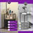 63.19" Floor Lamp With Table And Remote Control Wicker Double Lampshade End Table-112559214