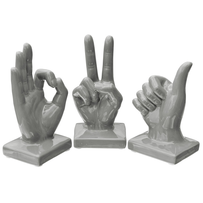 Karlie People Figurines & Sculptures, Grey