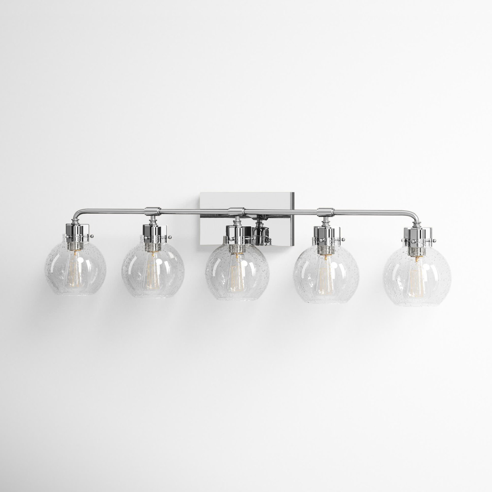 Byrne 5 Light Dimmable Vanity Light, Chrome
