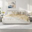 Lit rembourré moderne avec tête de lit confortable, conception encastrée et pieds en bois-802107816