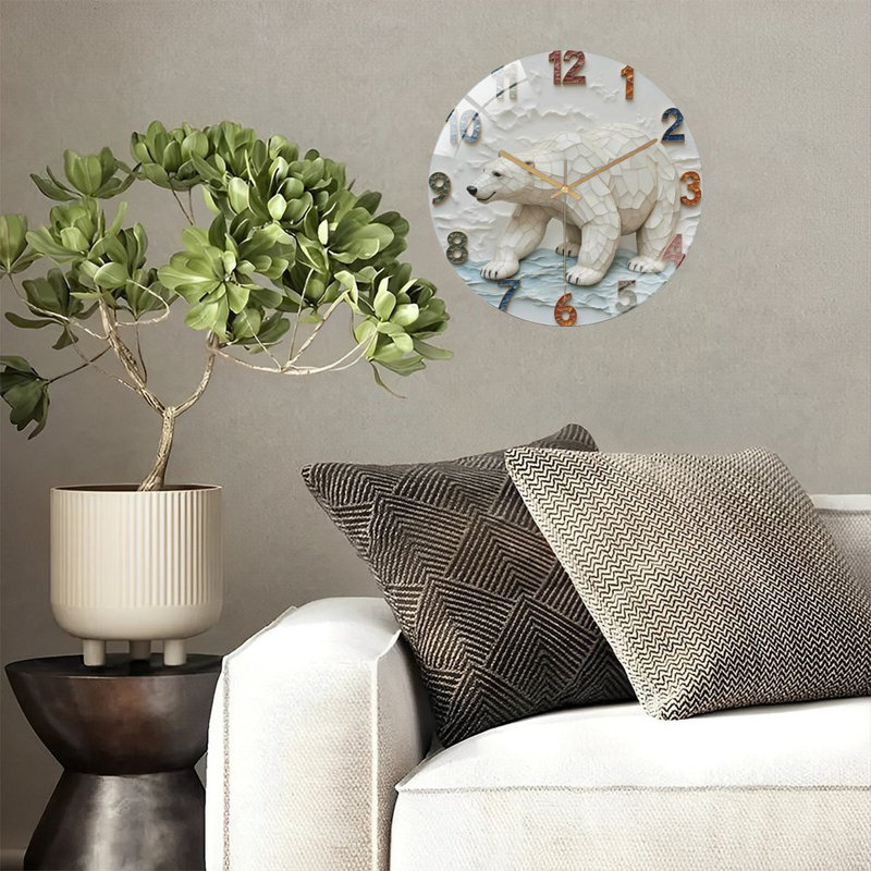 Horloge murale 12 po