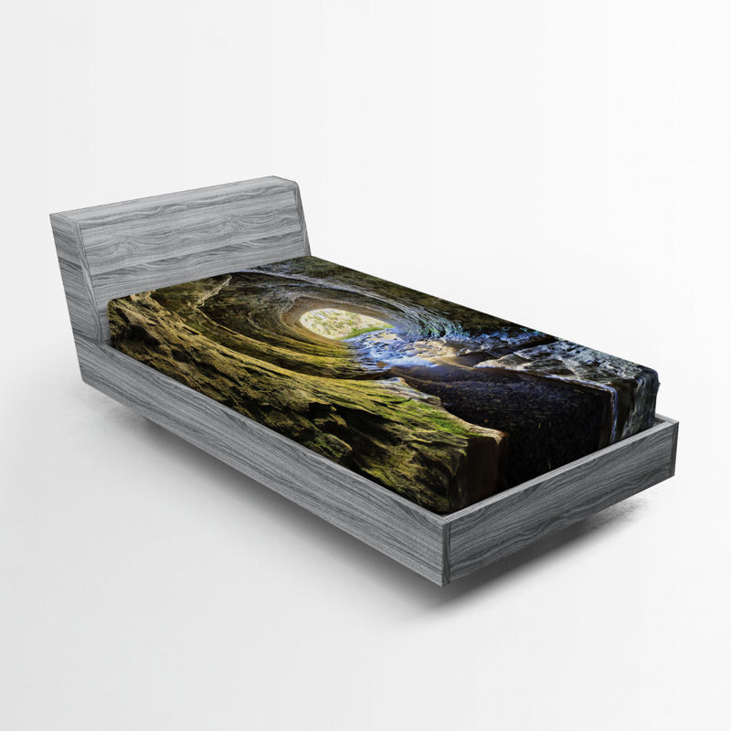 Drap-housse Natural Cave, Drap-housse de taille simple