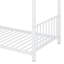 Lit plateforme simple en métal en forme de maison-114346458