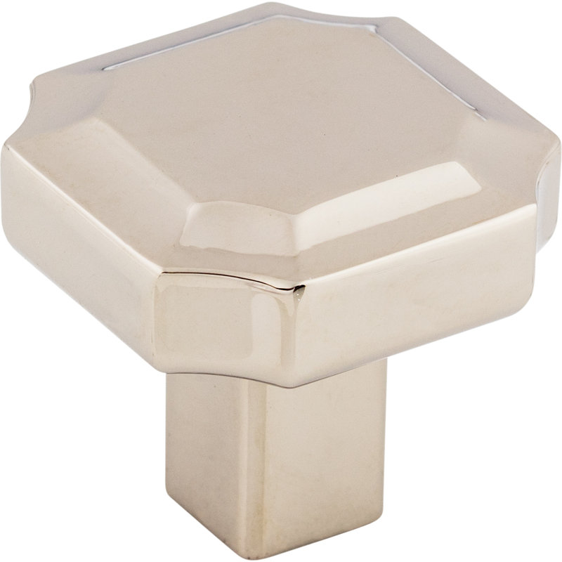 Davenport 1 1/4" Honey Bronze Geometric Cabinet Knob