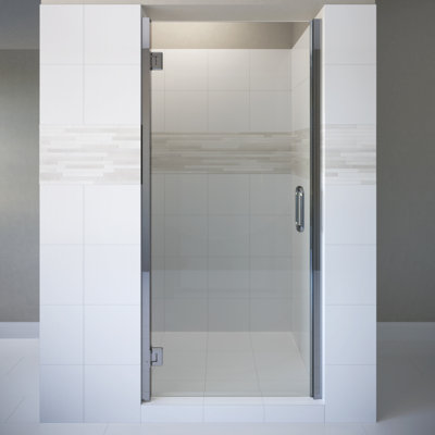 Coppia 26.56" W x 72" H Hinged Framed Shower Door