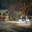 Ensemble de 3 grandes familles de cerfs de Noël illuminés avec des arcs, 210 décorations de jardin extérieur de renne blanc chaud