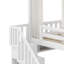 Lit superposé avec rideaux d'intimité, lumières DEL sous le lit, escalier de rangement et tiroirs
