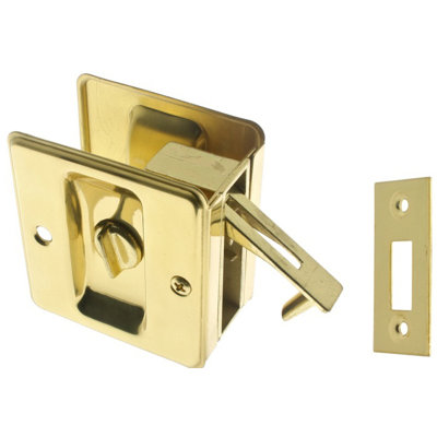 Solid Brass Pocket Privacy Pull