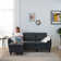 79.5" Wide Reversible Modular Sofa & Chaise with Ottoman