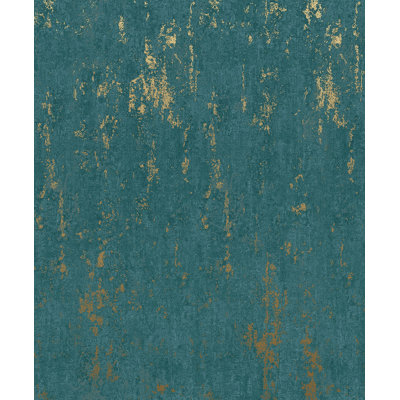 City Romance Blue Industrial Wallpaper