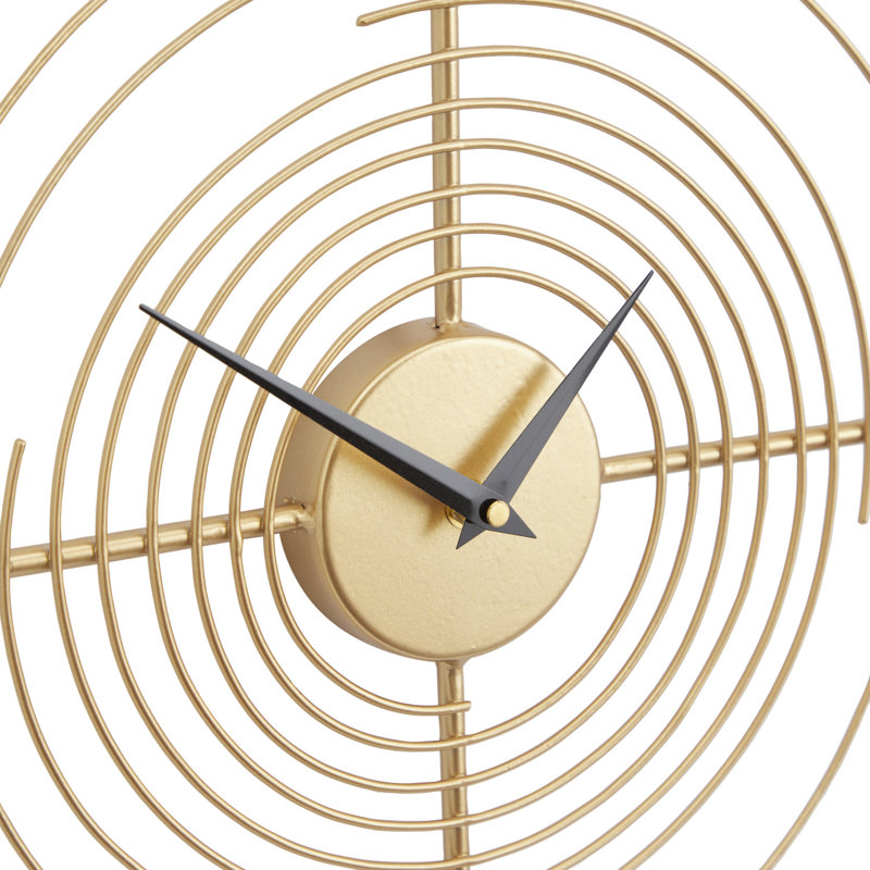 Horloge murale décorative en métal