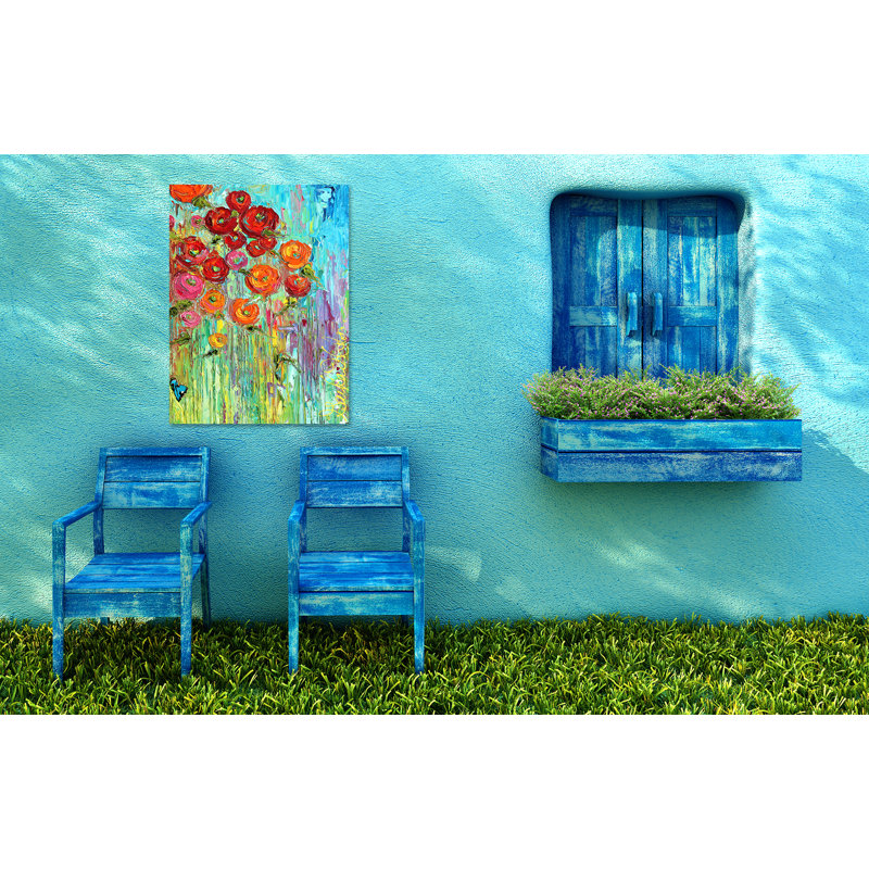Art sur toile, coquelicots