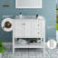 Ensemble de meuble-lavabo double 36 "avec miroir-82392969