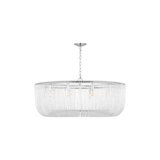 Chapman & Myers Pierce 6 Light Dining Room Pendant With Clear Shade