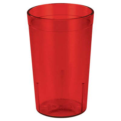 Textured Tumblers Pebbled Plastic Drinking Glass