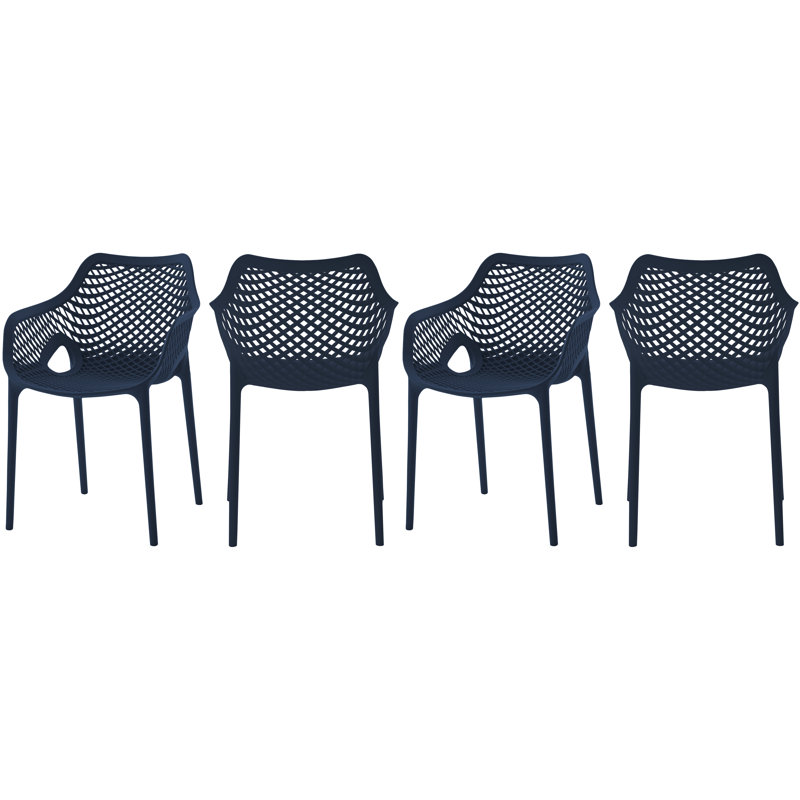 Fauteuil de salle à manger Mykonos, Marine