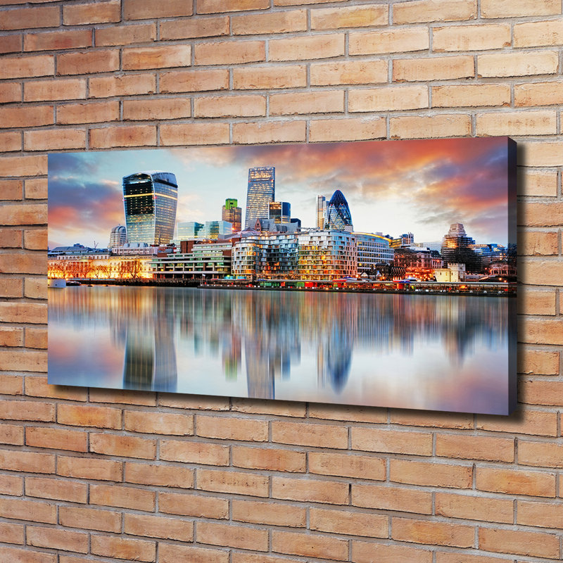 Panorama Of London - Wrapped Canvas Print