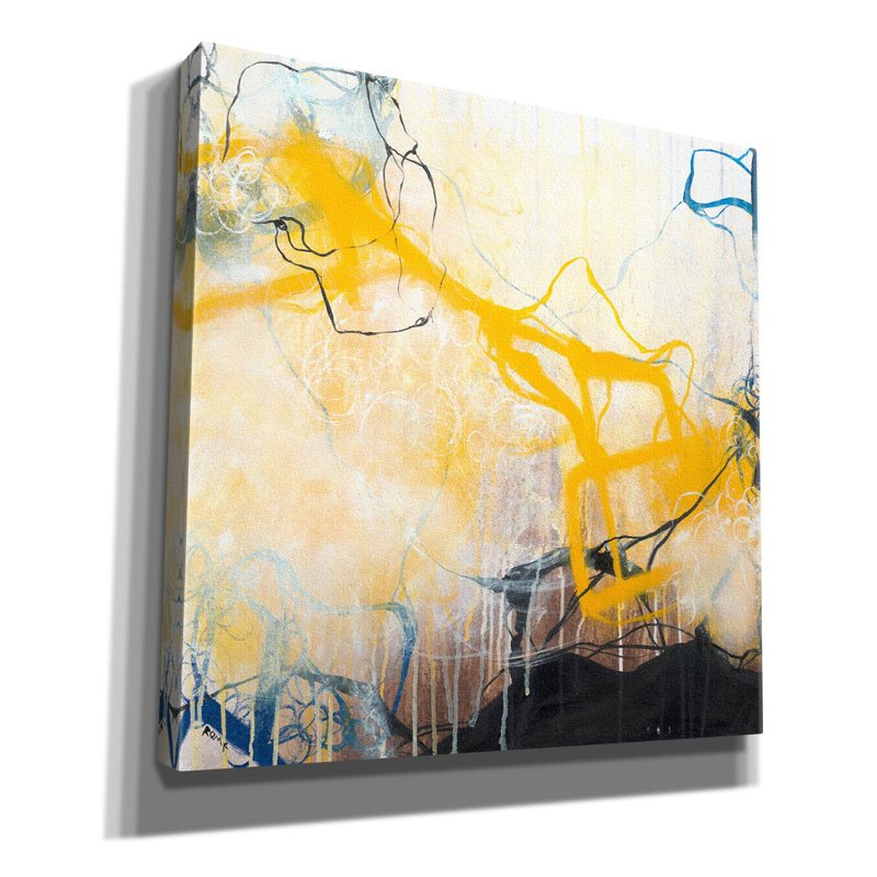 «Storms» par Romeo Zivoin, art mural sur toile 18 po x 18 po, H 12 po x l 12 po x P 0,75 po