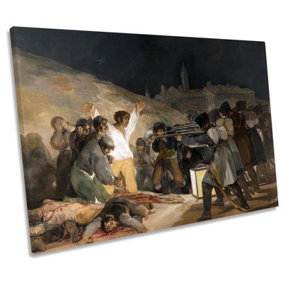 Francisco De Goya The Third Of May - Wrapped Canvas Print
