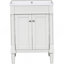 Meuble-lavabo 24 po avec lavabo supérieur, meuble de rangement moderne à 2 niveaux, meuble-lavabo simple, grandes tablettes de rangement (Remplacer SW000102AAF)-412879215-412879214
