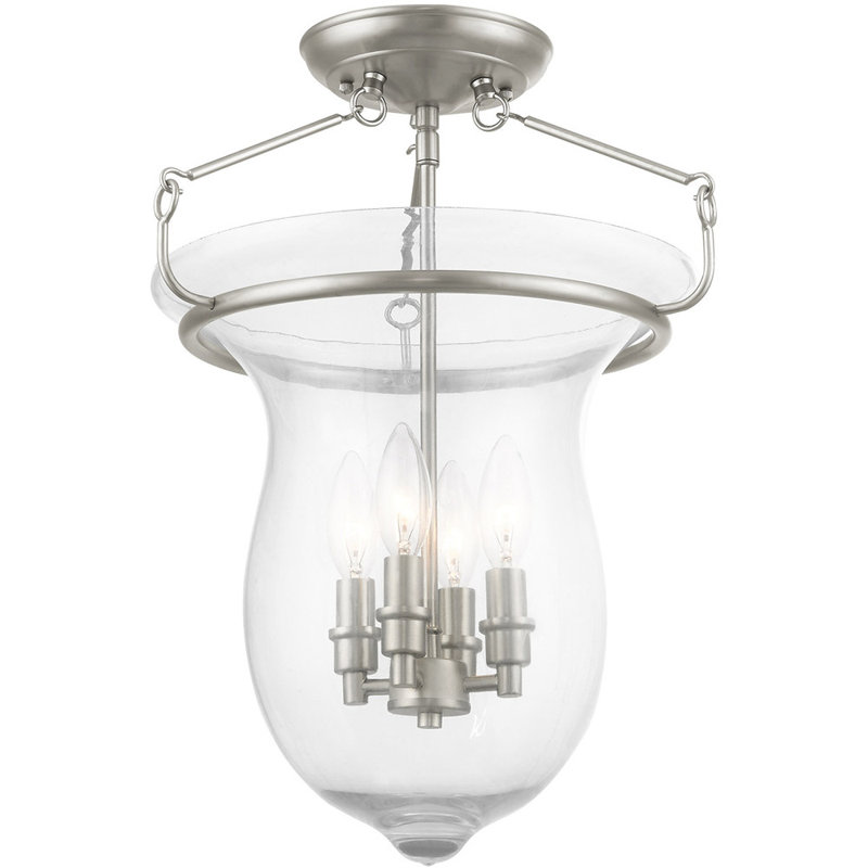 Piffard Glass Semi Flush Mount