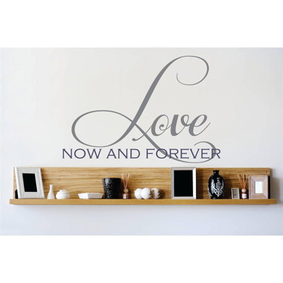Adhésif décoratif «Love Now and Forever»